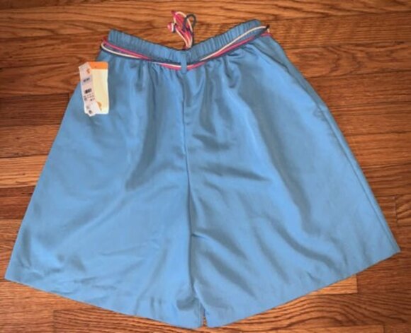 David Smith Womens Vintage Shorts 8 NWT Blue High Waisted Rope Sport Creations - Picture 6 of 8